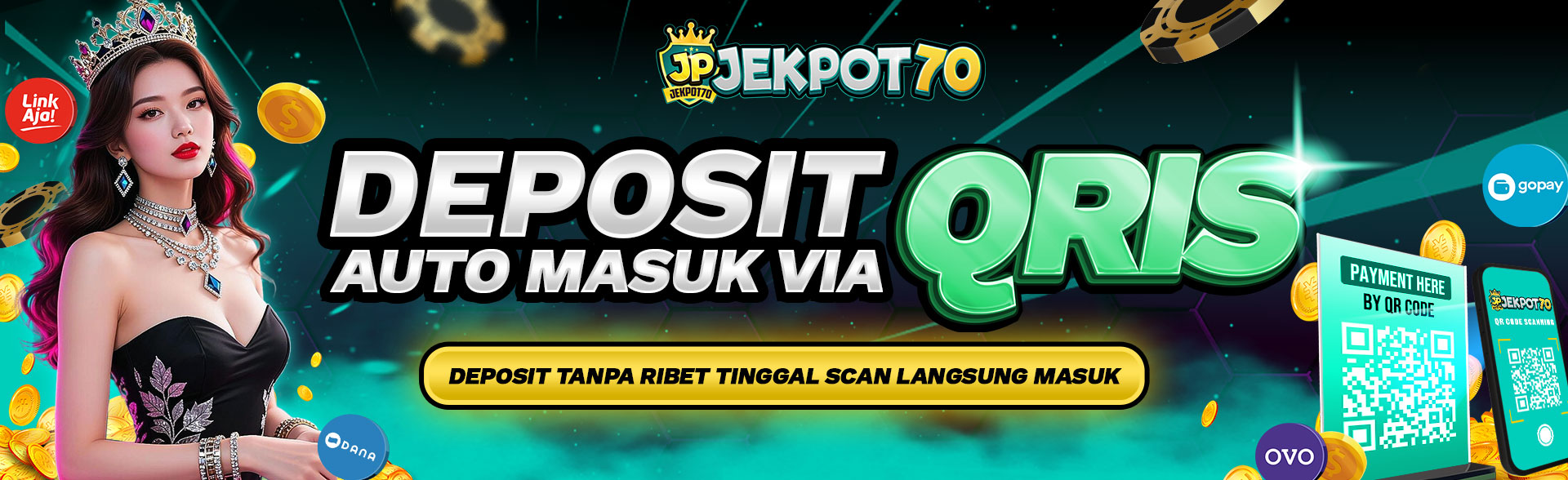 JEKPOT70 Depo Via Qris